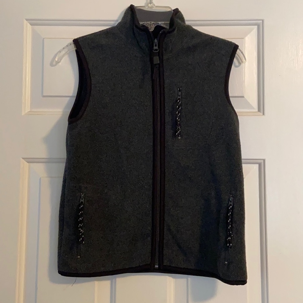 Old Navy Womens Gray Knit Sleeveless Vintage Vest